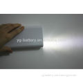 Mobile Power Bank 8000 mAh OEM 18650 Powerbank Portable Charger 8000mah with High Bright LED Flashlight